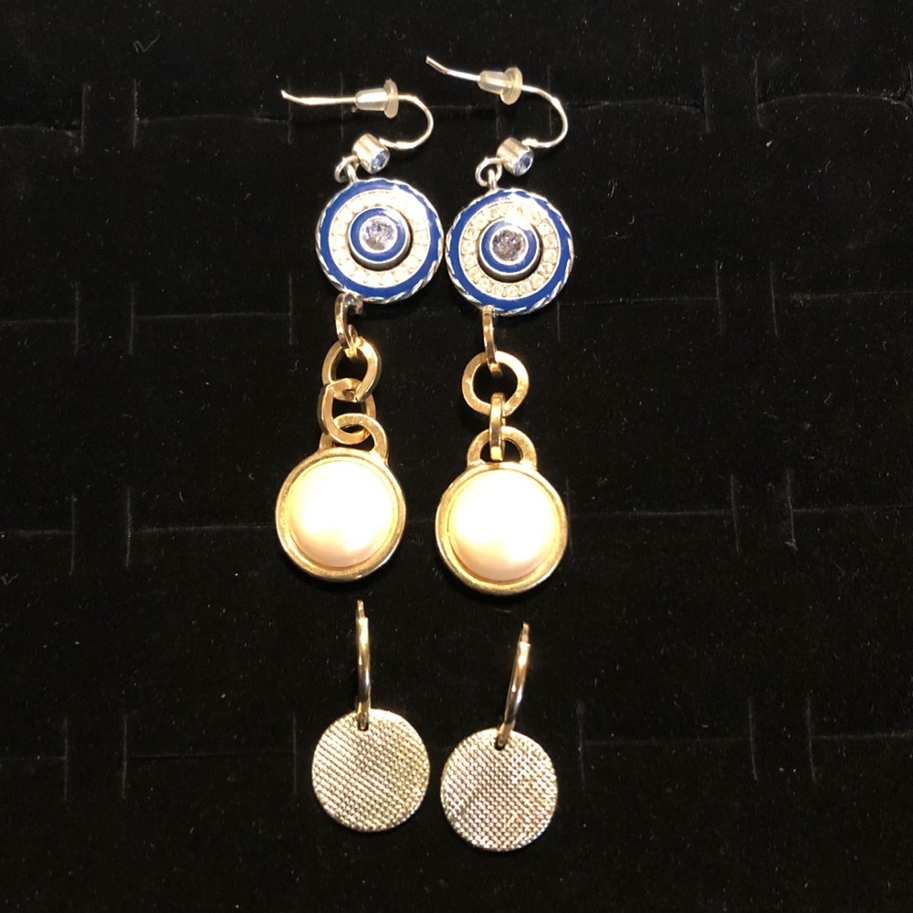 3 Pairs of Earrings